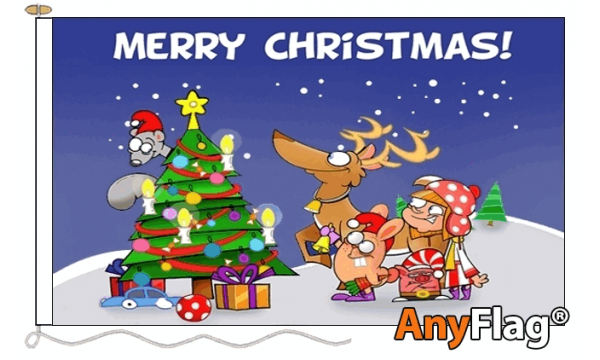 Christmas Scene Custom Printed AnyFlag®